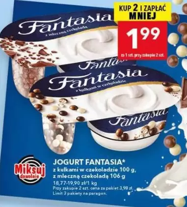 JOGURT z kulkami w czekoladzie
