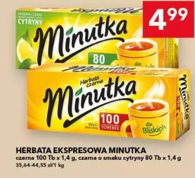 Herbata ekspresowa czarna