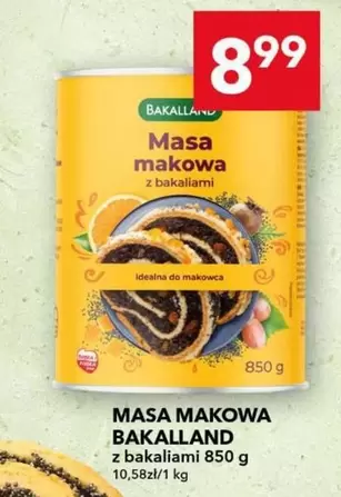 Masa makowa z bakaliami