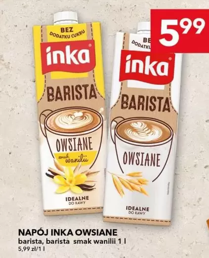 NAPÓJ INKA OWSIANE barista, barista smak wanilii