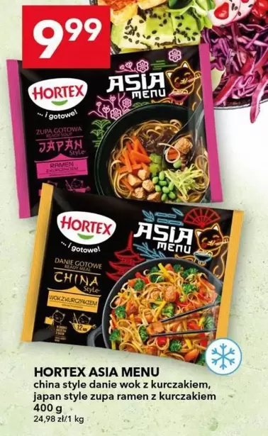 Ramen - ASIA MENU - zupa ramen z kurczakiem / danie woka z kurczakiem