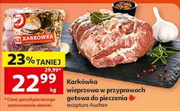 Karkówka wieprzowa w przyprawach gotowa do pieczenia