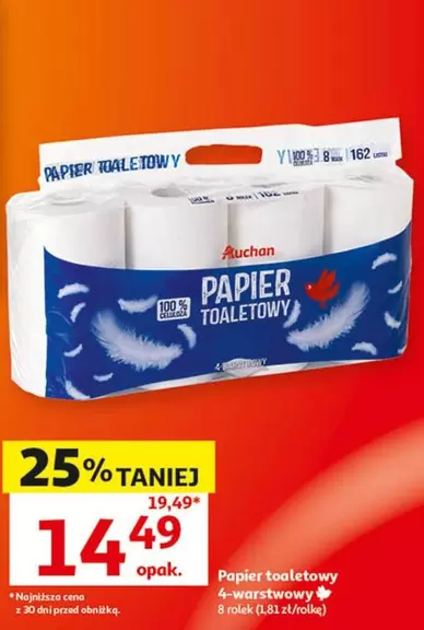 Papier toaletowy 4-warstwowy