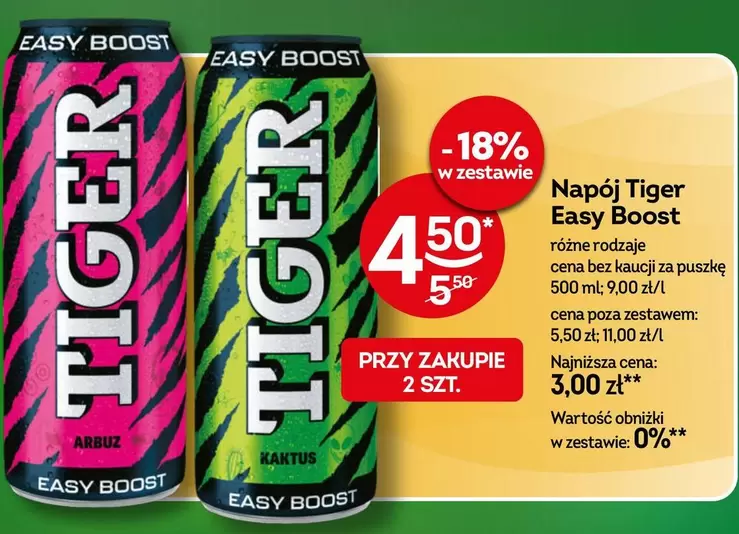 Tiger - Napój  Easy Boost