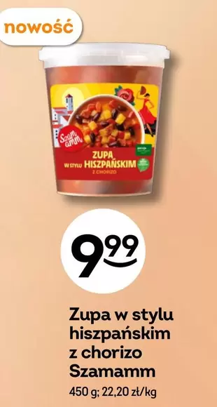 Zupa w stylu hiszpańskim z chorizo
