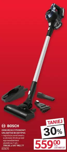 Bosch - Odkurzacz pionowy UNLIMITED BCS611KA