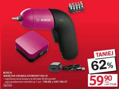 Bosch - WKRĘTAK AKUMULATOROWY IXO VI