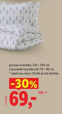 poszewka na kołdrę i poszewki na poduszki