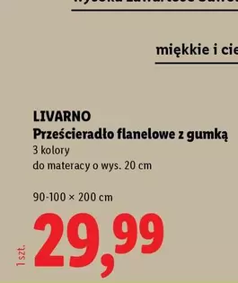Prześcieradło flanelowe z gumką