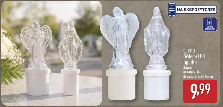 Świeca LED figurka