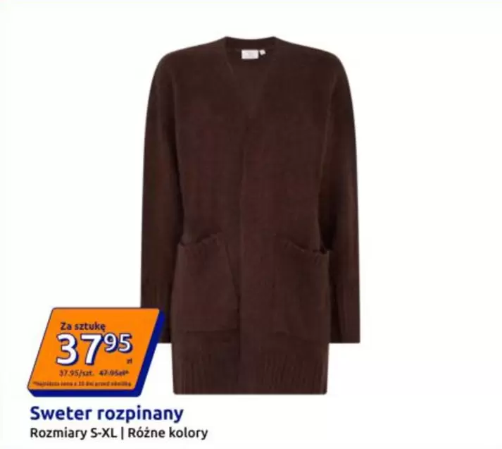 Sweter rozpinany