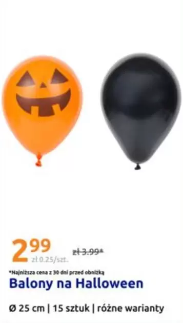 Balony na Halloween