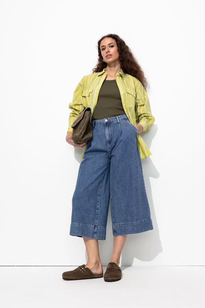 Jupe-culotte en jean Femme