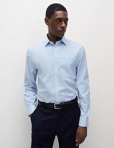 3pk Slim Fit Easy Iron Shirts