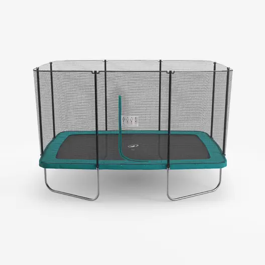Trampolina prostokątna Domyos 520 z siatką ochronną