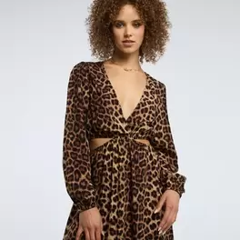 Viscose maxi dress