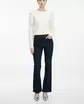 Granatowe damskie jeansy bootcut ORSAY