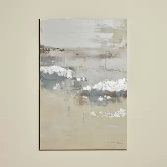 Obraz na płótnie z elementami srebra arezza 80x120