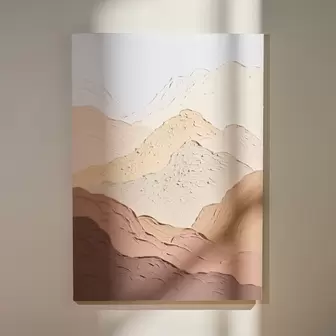 Ręcznie zdobiony obraz na płótnie tronca 100x140