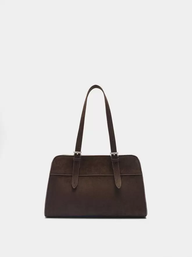 Tote bag with leather-effect