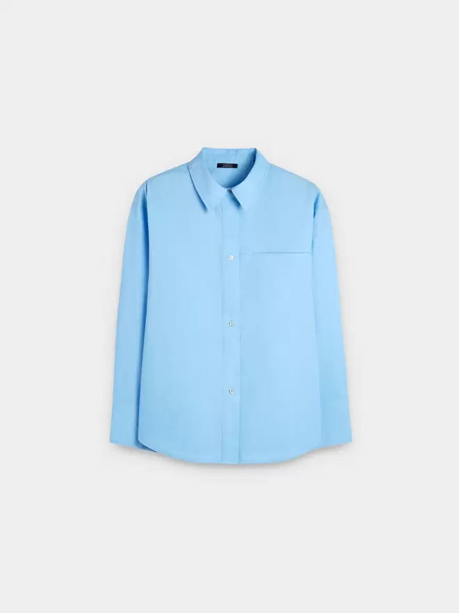 Long-sleeve shirt with 100% cotton