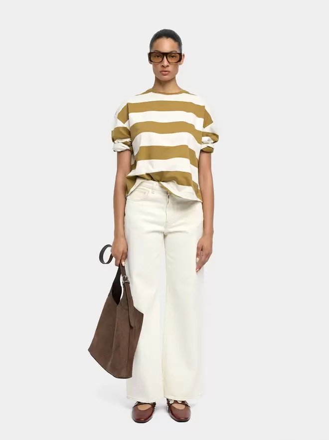 Striped T-shirt 100% cotton