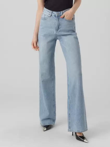 VMTESSA Hög midja Vid passform Jeans