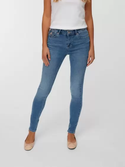 VMFLASH Medelhög midja Skinny Fit Jeans