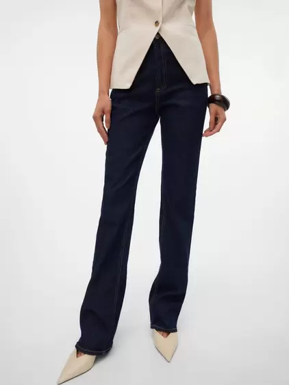 VMTESSA Hög midja Rak passform Jeans