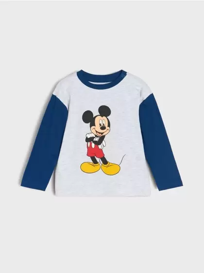 Koszulka z długimi rękawami Mickey Mouse