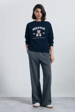 Wide jogger pants