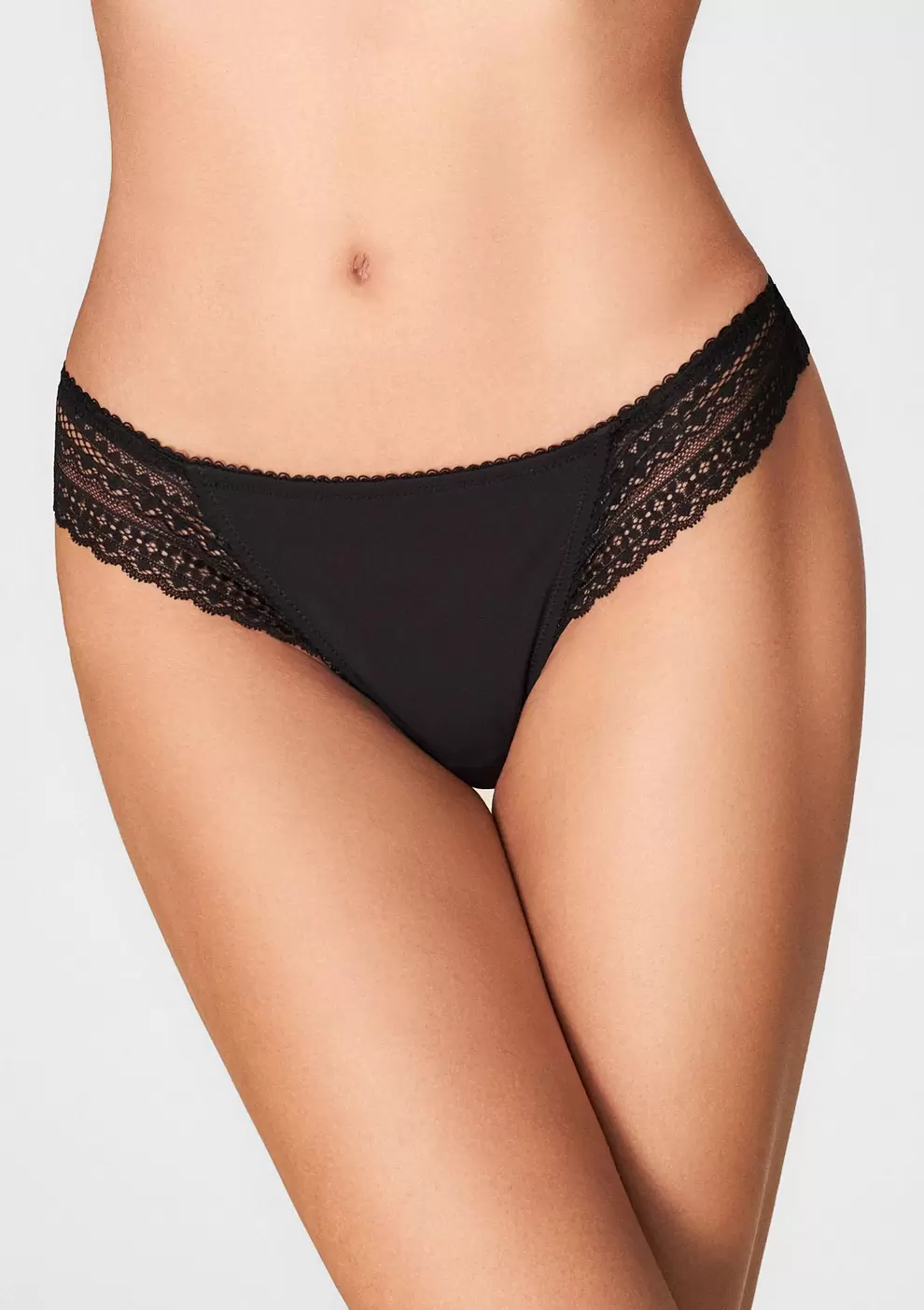 Stringi damskie z elastycznej lycry i koronki Mary Poupee Marilyn
