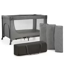 Kinderkraft, Joy 2, łóżeczko turystyczne, Dark Grey