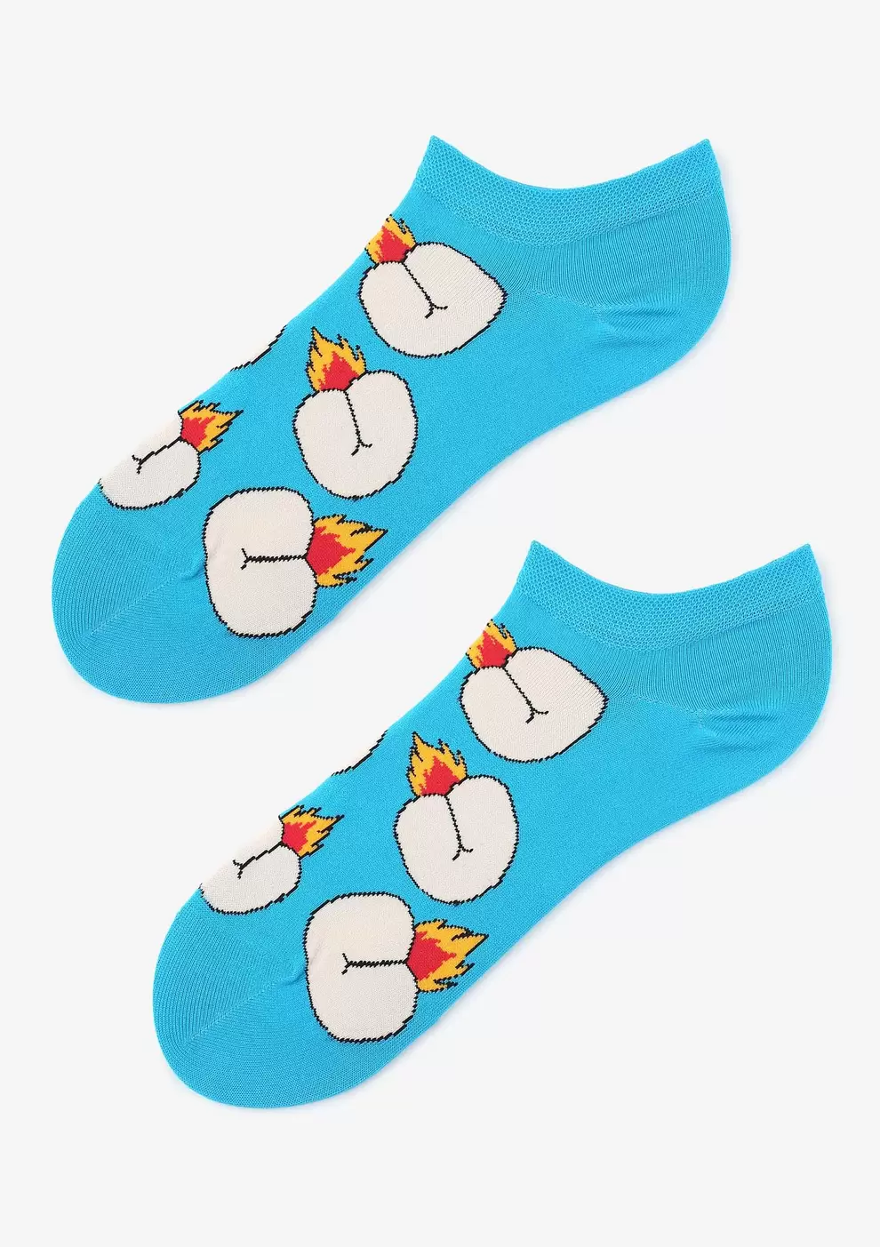 Stopki męskie bawełniane z grafiką Footies Men Rocket Ass Marilyn