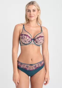 Biustonosz Olette A338 morski push-up