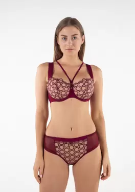 Biustonosz Boobie A142 rubinowy miÄkki