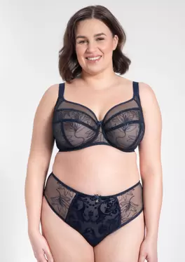 Biustonosz Harriet A910 granatowy miÄkki