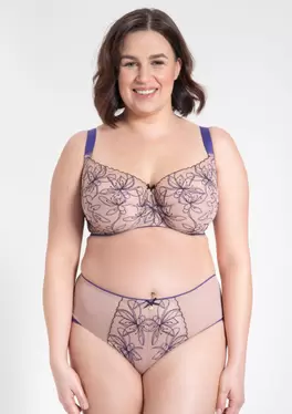 Biustonosz Harper A911 purpurowy miÄkki