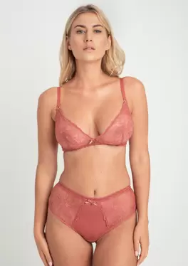 Biustonosz Nyks A191 różany bez fiszbin