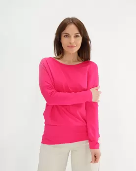 Gładka bawełniana bluzka