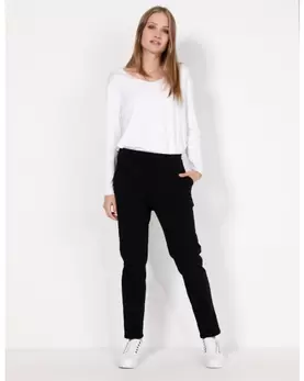 Czarne bawełniane spodnie