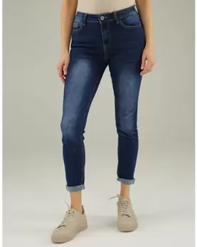 Spodnie - jeansy z przetarciami