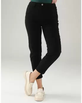 Czarne jeansy z bawełny