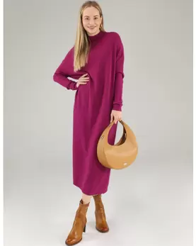 Luźna sukienka z dzianiny