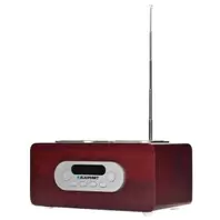 Radio BLAUPUNKT PP5BR Brązowe, Przenośne, Tuner FM z cyfrową syntezą, Złącze USB/SD/AUX, Zasilanie Bateryjno-sieciowe