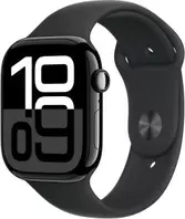 Apple Watch 10 GPS 46mm koperta z aluminium (onyks) + pasek sportowy rozmiar M/L (czarny)