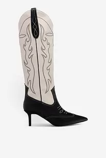 Kozaki NINE WEST ZARIYA 909001 CzarnyNINE WEST - Kowbojki na szpilce