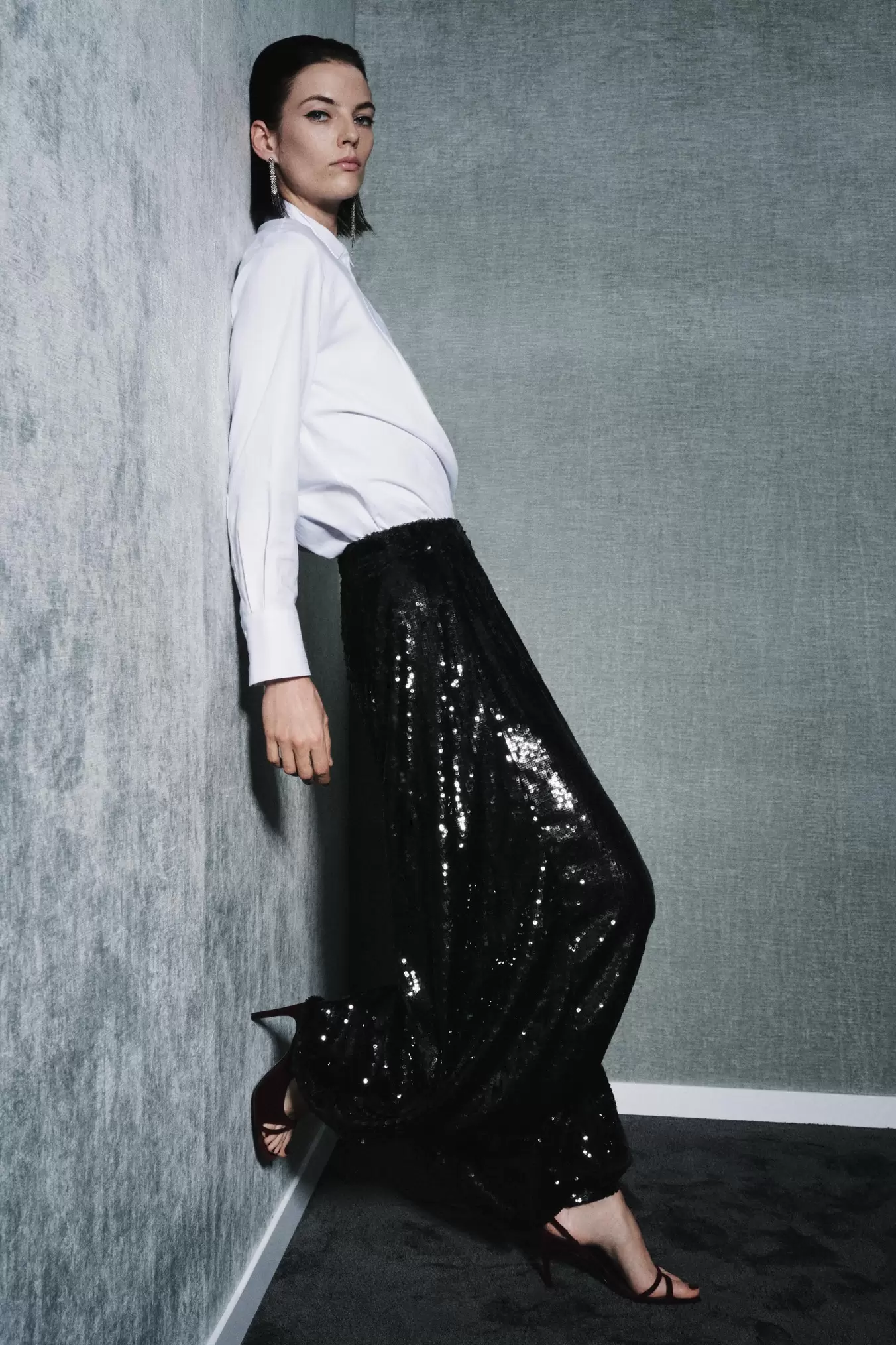 ZW COLLECTION LIMITED EDITION SEQUIN TROUSERS