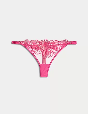 Gala Embroidery Thong