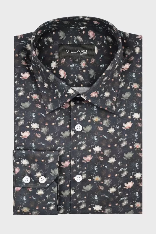 Granatowa Koszula Męska...